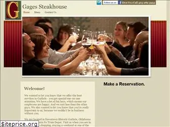 gagessteakhouse.com