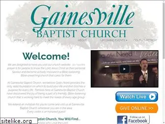 gainesvillebaptistchurch.com