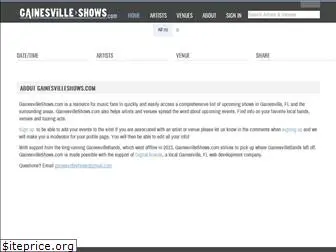 gainesvilleshows.com