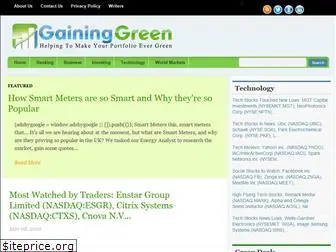 gaininggreen.com