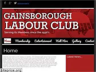 gainsboroughlabourclub.co.uk