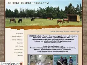 gaitedpleasurehorses.com