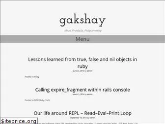 gakshay.com