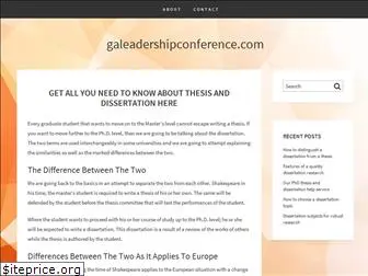 galeadershipconference.com