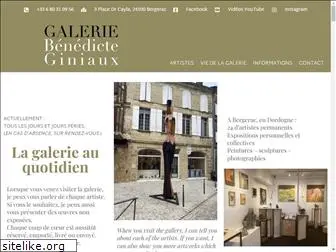 galeriebenedicteginiaux.fr