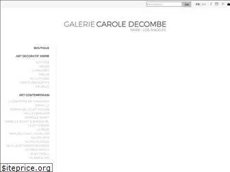 galeriecaroledecombe.com