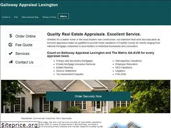 gallowayappraisallexington.com