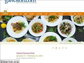 galvestonrestaurantweek.com