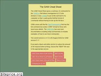 gamcheatsheet.com