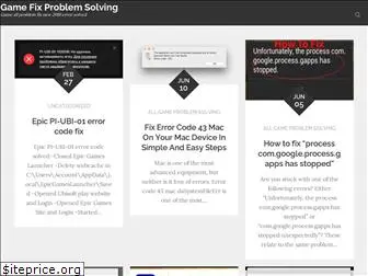 game-fix-problem-solving.com