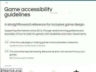 gameaccessibilityguidelines.com