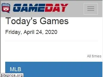 gamedaycalendar.com