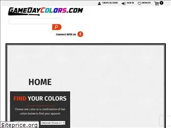 gamedaycolors.com