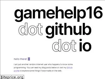 gamehelp16.github.io