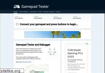 gamepad-tester.com