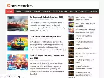 gamercodes.org
