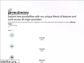 games.directory