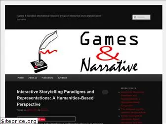 gamesandnarrative.net