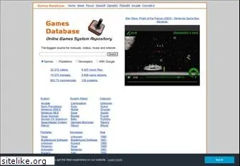 gamesdatabase.org