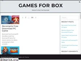 gamesforbox.com