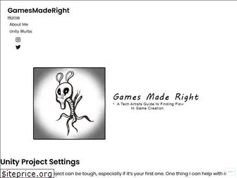 gamesmaderight.com