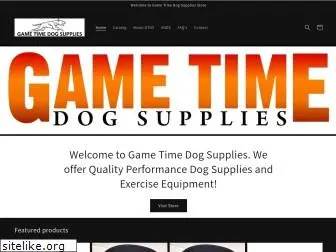 gametimedogsupplies.com