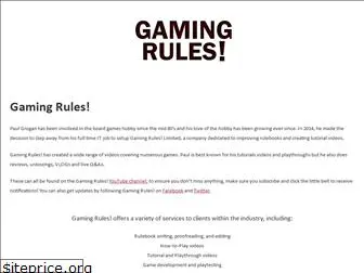 gaming-rules.com