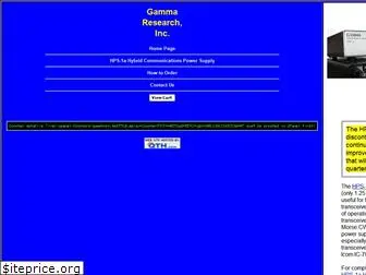 gammaresearch.net