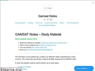 gamsatnotes.com