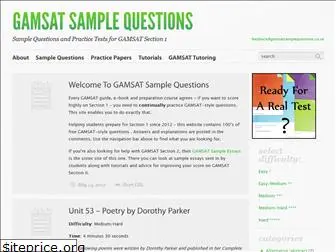 gamsatsamplequestions.co.uk