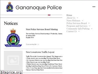 gananoquepoliceservice.com