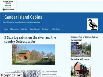 ganderislandcabins.com