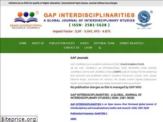 gapinterdisciplinarities.org