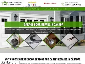 garagedoorcablespring.ca