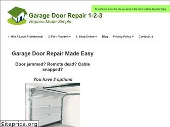garagedoorrepair123.com