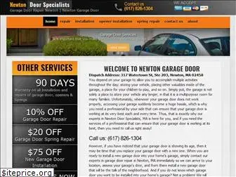 garagedoorrepairnewton.net