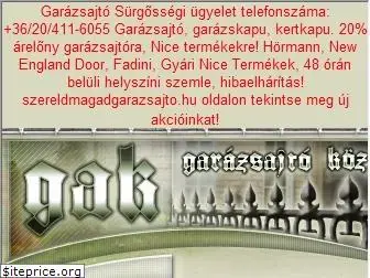 garazsajtokozpont.hu