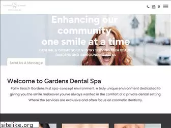 gardensdentalspa.com