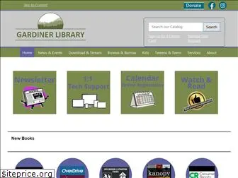 gardinerlibrary.org