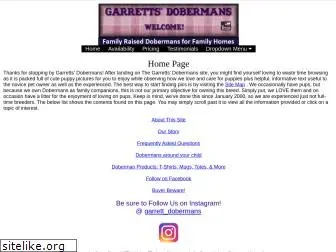 garrettsdobermans.com