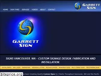 garrettsign.com