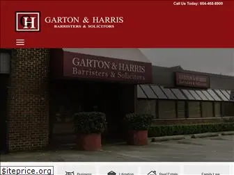 gartonandharris.com