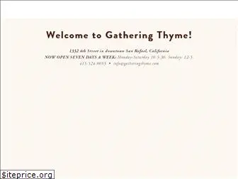 gatheringthyme.com