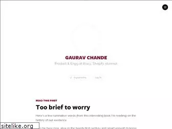 gauravchande.com