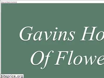 gavinshouseofflowers.net