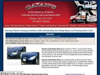 gayansautobody.com