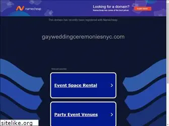 gayweddingceremoniesnyc.com