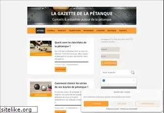 gazette-petanque.com