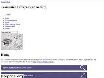 gazette.tas.gov.au