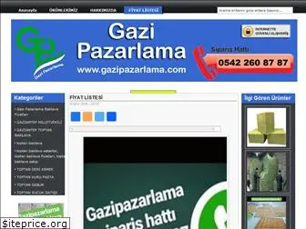 gazipazarlama.com